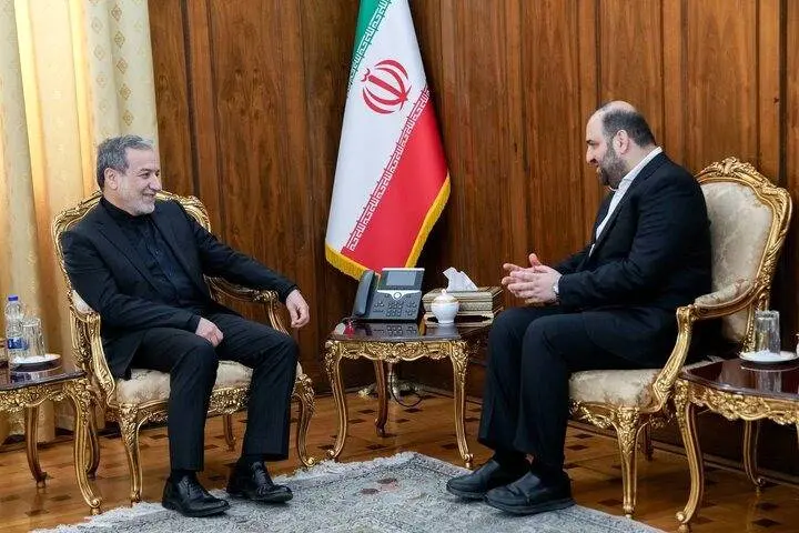 دیدار وزیر امور خارجه با نائب‌ رئیس جریان حکمت ملی عراق