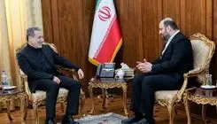 دیدار وزیر امور خارجه با نائب‌ رئیس جریان حکمت ملی عراق