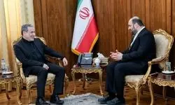 دیدار وزیر امور خارجه با نائب‌ رئیس جریان حکمت ملی عراق