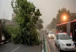 هشدار وزش باد شدید 2 روزه در استان تهران