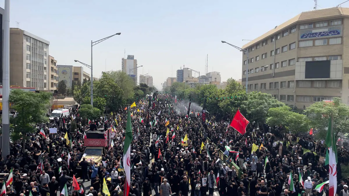 وداع باشکوه مردم تهران با قهرمانان مقاومت
