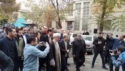 فرزین، شمس‌الدین حسینی و صالحی به مراسم سومین روز درگذشت خواهر احمدی‌نژاد رفتند