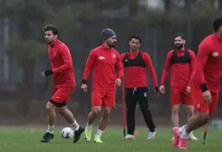 بازگشت عالیشاه به تمرینات گروهی پرسپولیس