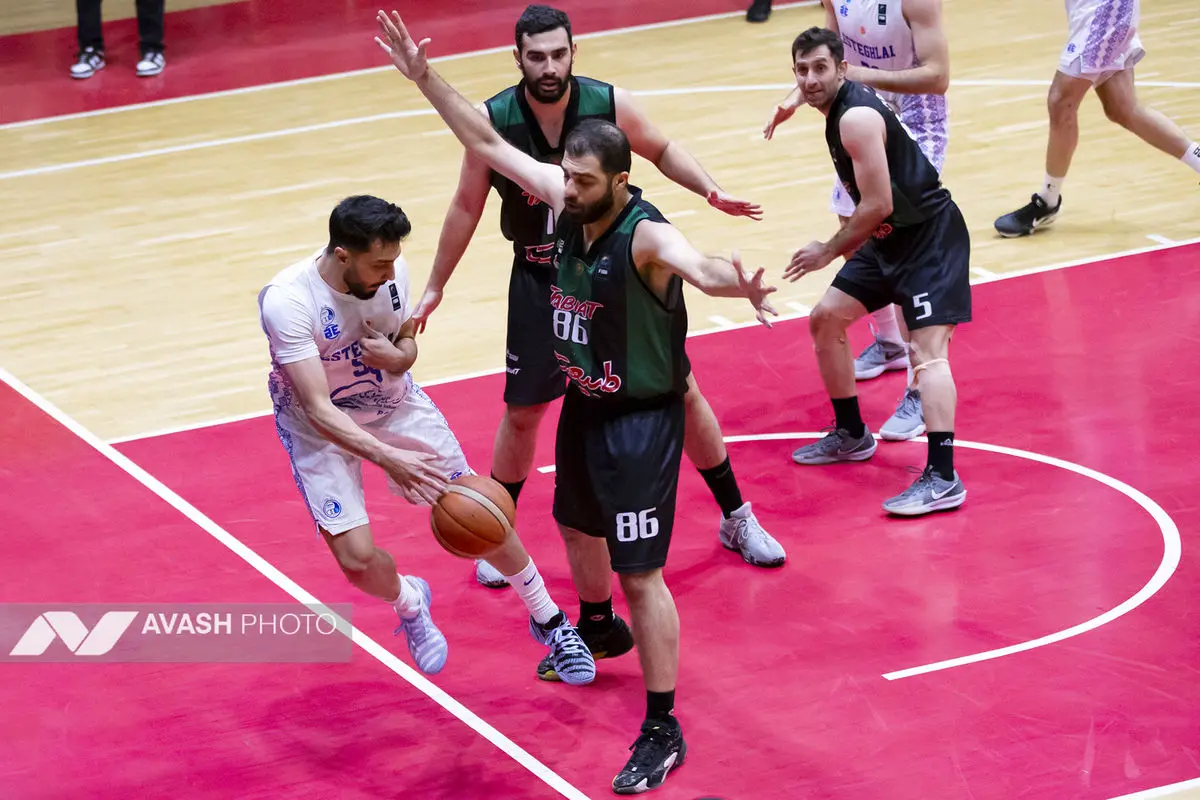 لیگ برتر بسکتبال - استقلال تهران مقابل طبیعت
