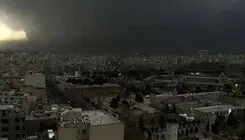 تصاویر ترسناک از آسمان تیره و تاریک تهران صبح امروز یکشنبه 18 اسفند 1404