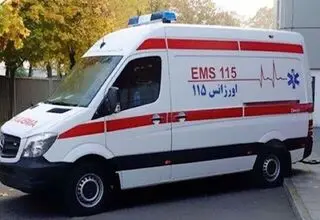 حمله موشکی به آمبولانس اورژانس استان تهران در محدوده تهرانسر