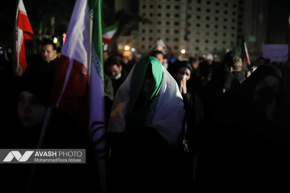 مراسم عزاداری در سوگ رهبر شهید انقلاب - تهران