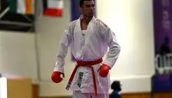 مرتضی نعمتی فینالیست دوم کاراته ایران در روز دوم