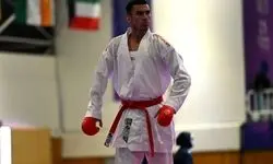 مرتضی نعمتی فینالیست دوم کاراته ایران در روز دوم