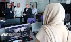 بازدید صالحی امیری از تحریریه آوش 