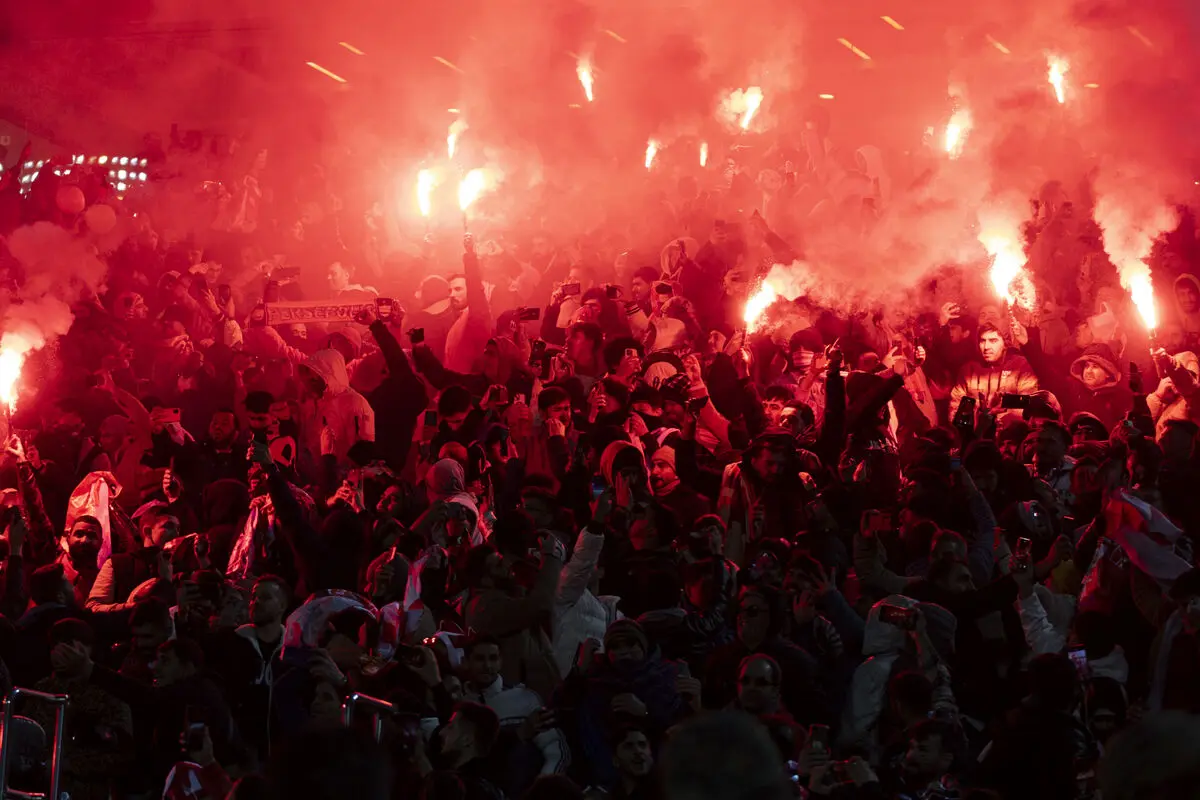 هواداران پرسپولیس در دربی 105 تهران
