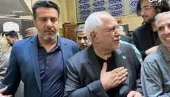 مراسم ترحیم خواهر خاتمی برگزار شد/ از حضور محمدجواد ظریف تا سیدحسن خمینی + عکس 