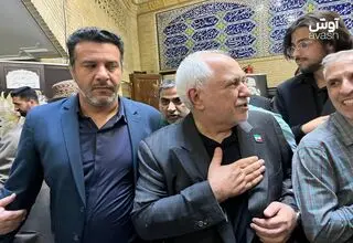 مراسم ترحیم خواهر خاتمی برگزار شد/ از حضور محمدجواد ظریف تا سیدحسن خمینی + عکس 