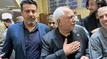 مراسم ترحیم خواهر خاتمی برگزار شد/ از حضور محمدجواد ظریف تا سیدحسن خمینی + عکس 