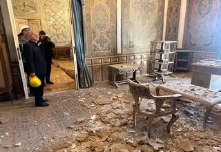 انتشار تصاویری از میزان خرابی‌های مجموعه کاخ‌های سعدآباد