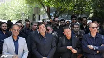 حضور وزیر ورزش در مراسم تشییع مرحوم درجاتی