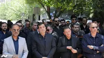 حضور وزیر ورزش در مراسم تشییع مرحوم درجاتی