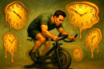 چرا وقتی ورزش میکنیم، زمان کندتر میگذرد؟