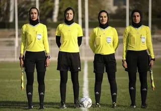 داوران خانم ایرانی رقابت‌های انتخابی جام ملت‌ها را سوت می‌زنند