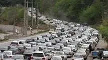 ترافیک سنگین در محورهای شمالی کشور امروز یازدهم دی‌ماه ۱۴۰۴