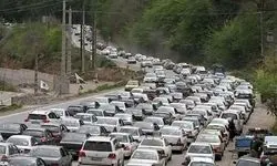 ترافیک سنگین در محورهای شمالی کشور امروز یازدهم دی‌ماه ۱۴۰۴