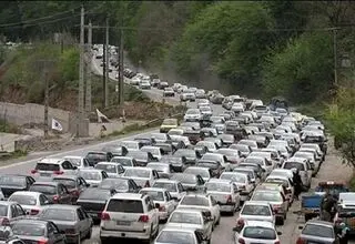 ترافیک سنگین در محورهای شمالی کشور امروز یازدهم دی‌ماه ۱۴۰۴