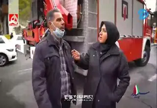 حمله به یک آزمایشگاه در تهران +فیلم
