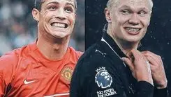 هالند از رکورد گلزنی کریستیانو رونالدو گذشت