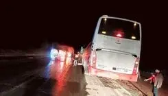 نجات به‌موقع مسافران اتوبوس در محور لردگان–خوزستان