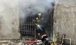 آتش سوزی وحشتناک در خیابان ولیعصر تهران