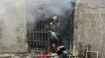 آتش سوزی وحشتناک در خیابان ولیعصر تهران