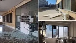 تخریب یکی از ساختمان‌های هلال‌احمر +عکس