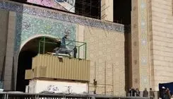 مصلی تهران و حضور مردم برای وداع با رهبر شهید + ببینید 