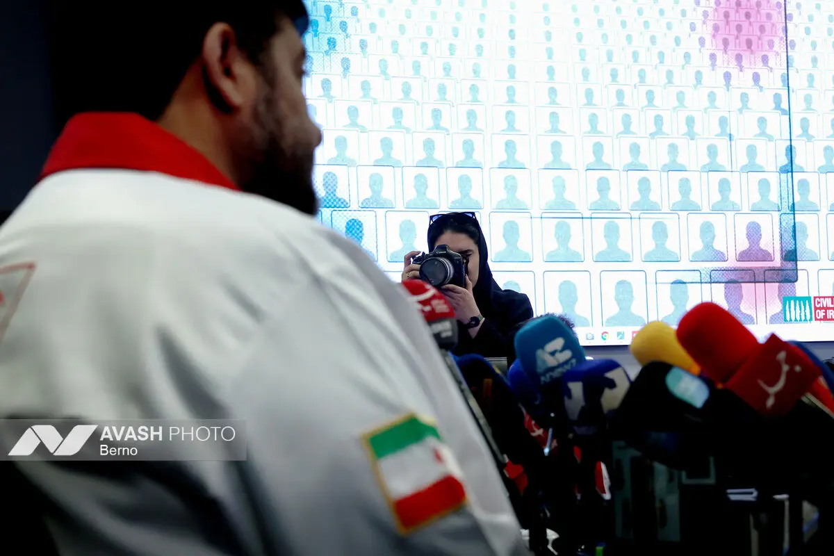 نشست خبری رئیس جمعیت هلال احمر