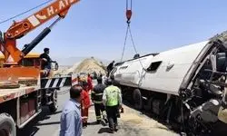 ویدئو تلخی از حادثه اتوبوس مشهد؛ ۴۶ کشته و مصدوم