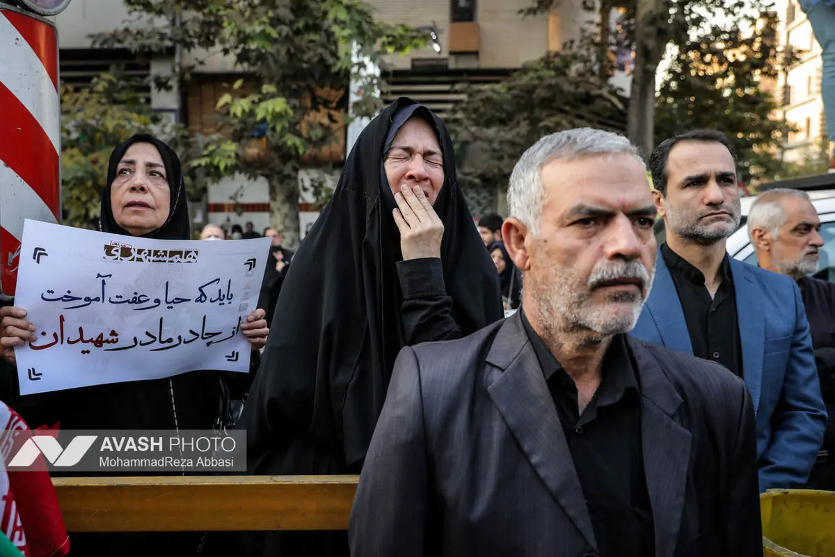 مراسم تشییع پیکرهای ۱۰۰ شهید گمنام - تهران