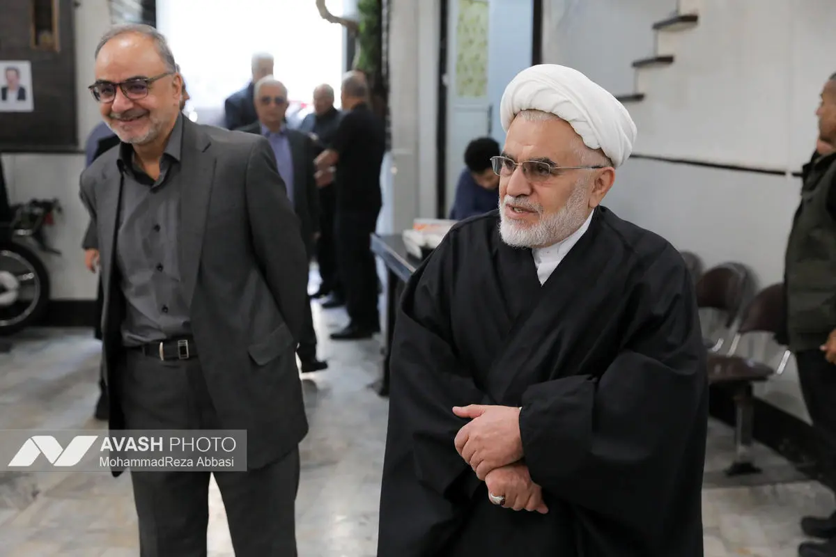 مراسم تشییع سید محمد تاج زاده