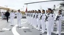 فرمانده نیروی دریایی ارتش از یگان‌های روسی و چینی بازدید کرد