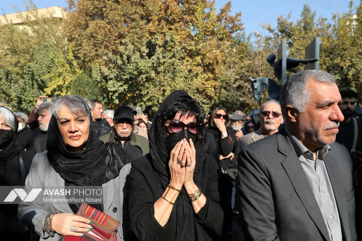 مراسم تشییع پیکر هادی مرزبان