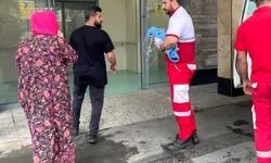 نجات نوزاد ۶ ماهه توسط هلال احمر