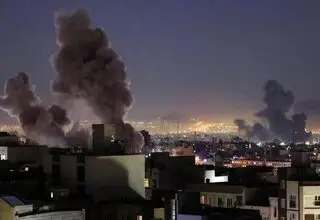 مناطقی که دیروز  مورد حمله هوایی قرار گرفت