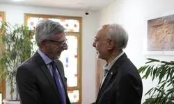 دیدار سفیر فرانسه با علی اکبر صالحی 