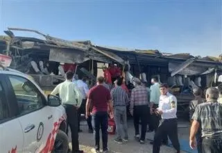 سومین دانشجوی تصادف اتوبوس سمنان هم فوت کرد!