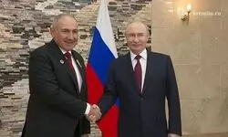 دیدار پوتین و پاشینیان؛ یا اتحادیه اروپا یا اتحادیه اوراسیا!