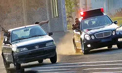 تعقیب‌وگریز نفس گیر پلیس با سارق خودرو
