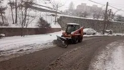 برف‌روبی معابر شمال تهران و شمیرانات