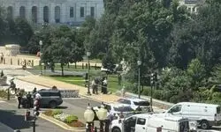 بازداشت فردی مسلح نزدیک کنگره آمریکا