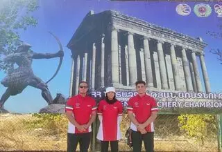 کسب 3 مدال رنگارنگ در مسابقات تیراندازی با کمان ارمنستان