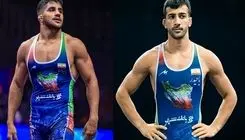 ۲ دارنده مدال جهانی در لیگ کشتی فرنگی روی تشک می‌روند