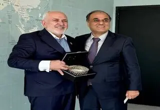 دیدار سفیر پاکستان در تهران با ظریف 